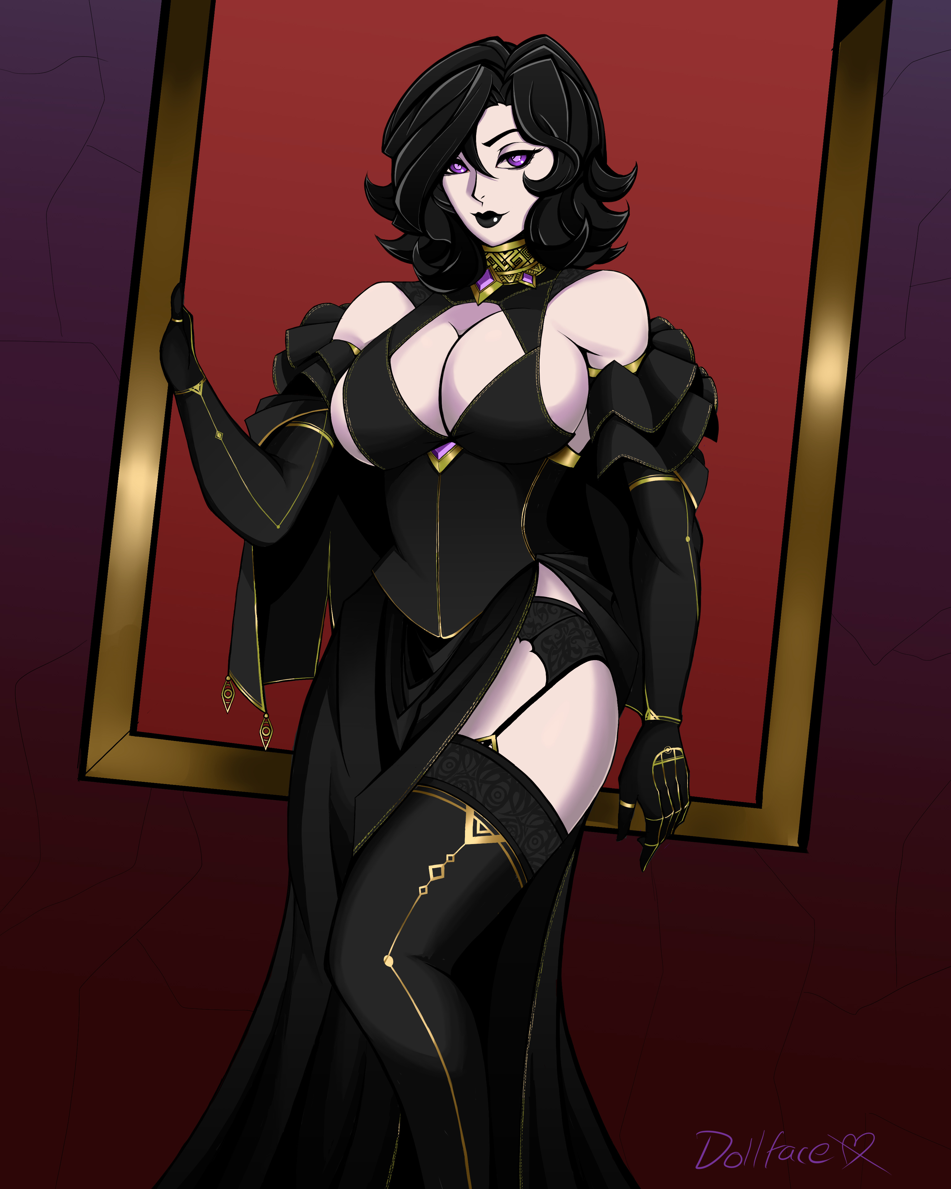 The Evil witch commands the viewer to approach her, eyes locked on hers, as she slowly turns her head to the right. The…