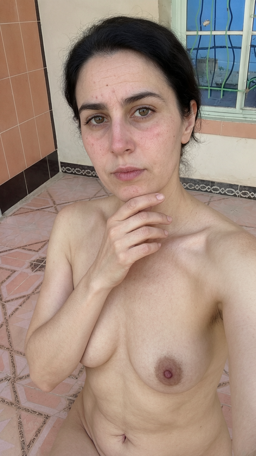 Artistic nude study