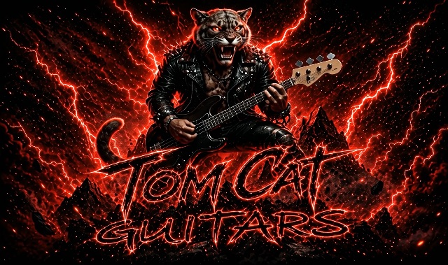 The heavy metal cat rocks out to a song with a 120 bpm tempo, slow dolly in.